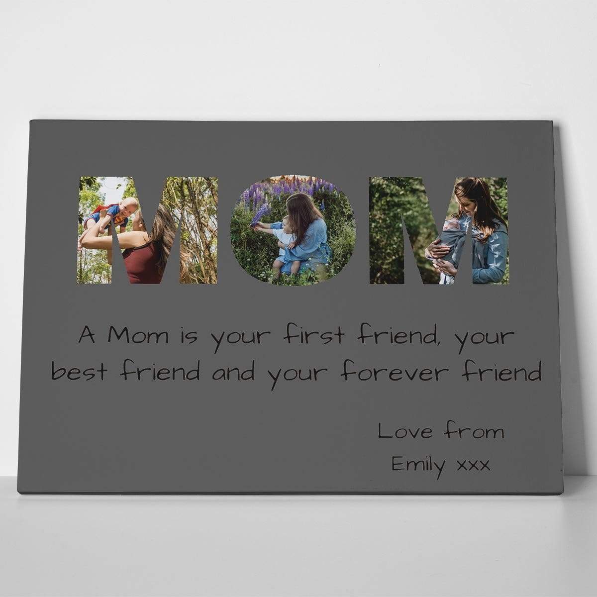 Mum Photo Canvas Print